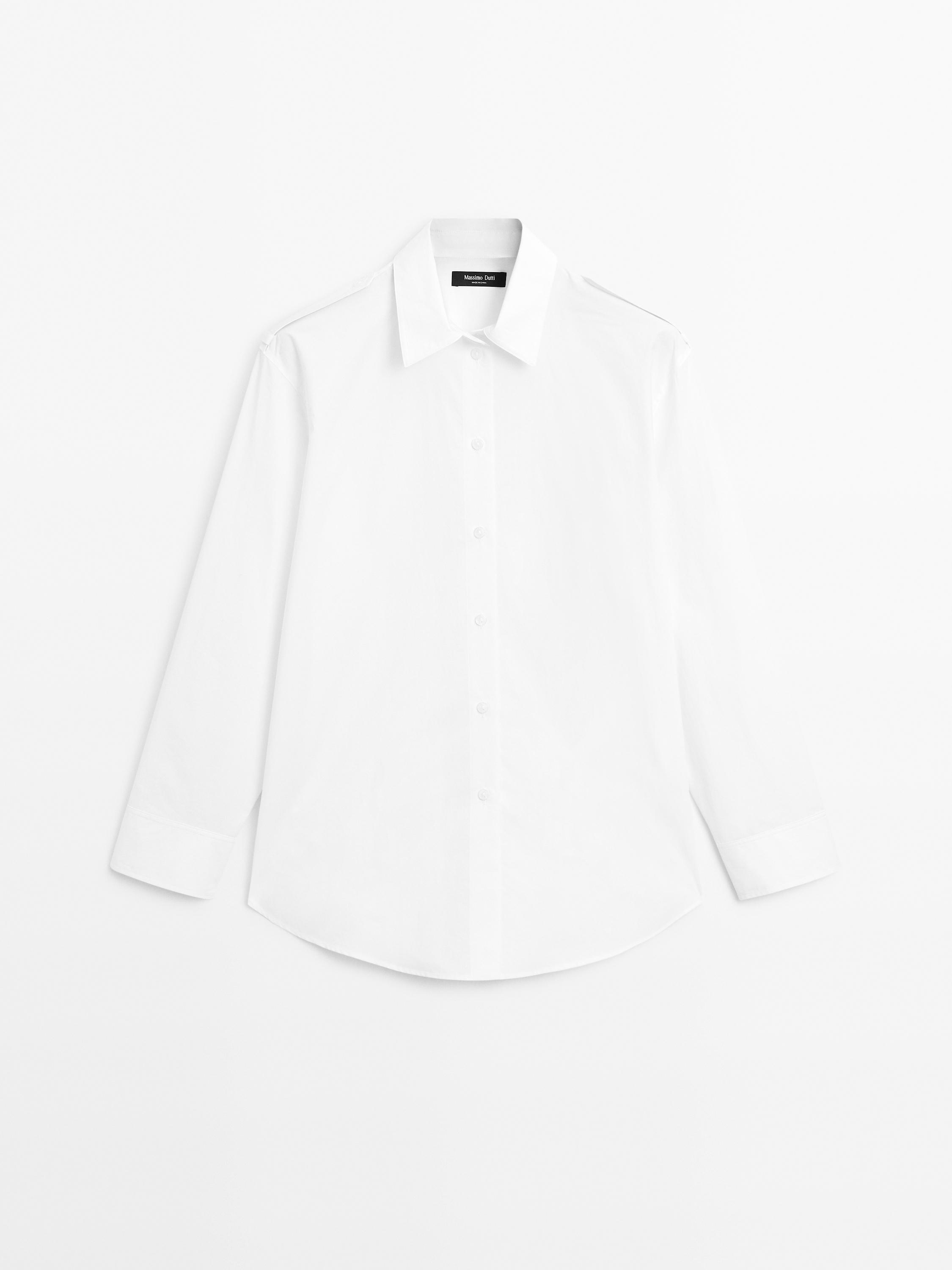 100% cotton shirt with shoulder detail